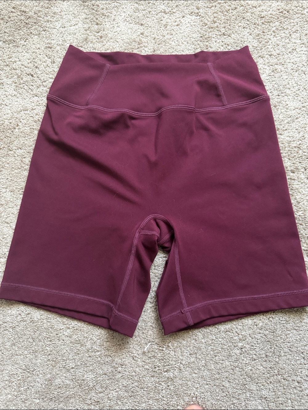 Oner Active Burgundy High-Rise Women’s Shorts